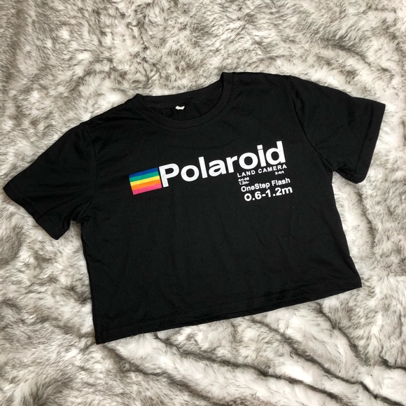Tops - Polaroid Crop Top